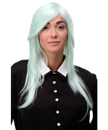 WIG ME UP - Wig very long green light turquoise layered straight parting 75cm 3110-T5507