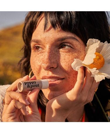 Poppy & Pout Jumbo Lip Balm 2 Pack All Natural Lip Balms & Moisturizers Hydrates with Beeswax Vitamin E Organic Coconut Island Coconut & Pink Grapefruit - Buy Online on GoSupps.com