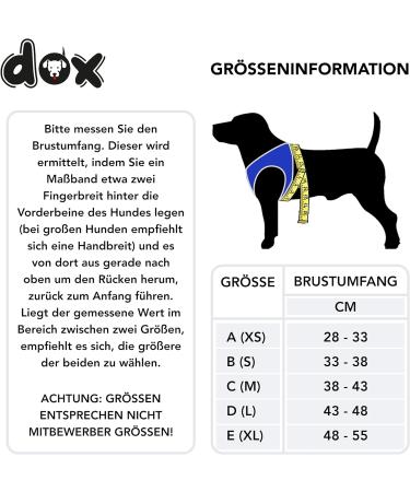 DDOXX Reflective Air Mesh Breast Harness for Dogs | Step-In & Comfortable | Many Colors | XS (28-33 cm) | Perfect for Small & Medium Breeds - Buy Online on GoSupps.com
