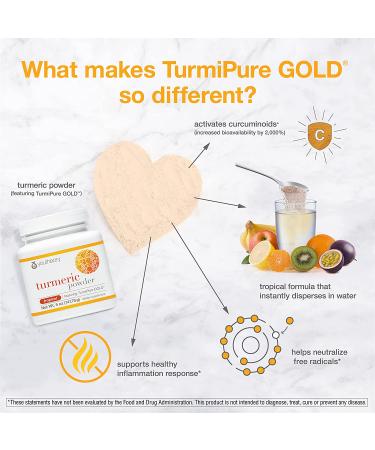 Youtheory Turmeric Powder Tropical 5 oz - Premium Organic Spice for Health & Wellness - Buy Online on GoSupps.com