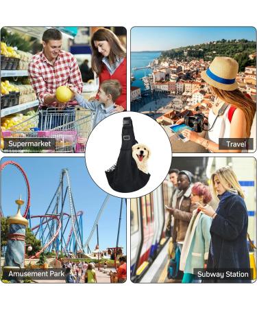 Folding Breathable Shoulder Pet Bag Pet Puppy Travel Bag Shoulder Tote Bag for Dog Cat Hands Free Dog Bag with Adjustable Strap and Pocket Pet Sling Carrier for Outdoor Walking Travel (Dark Grey) - Buy Online on GoSupps.com