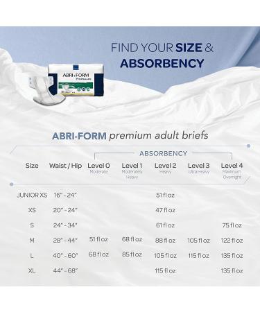 Abena Abri-Form Premium Incontinence Briefs Level 4 - Small 22 Count - Buy Online on GoSupps.com