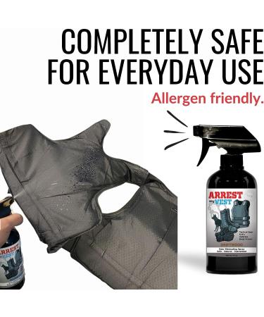 Arrest My Vest Military Grade Odor Eliminating Spray for Body Armor & Tactical Gear - Safe on K9's - 2 16 oz Bottles - Buy Online on GoSupps.com