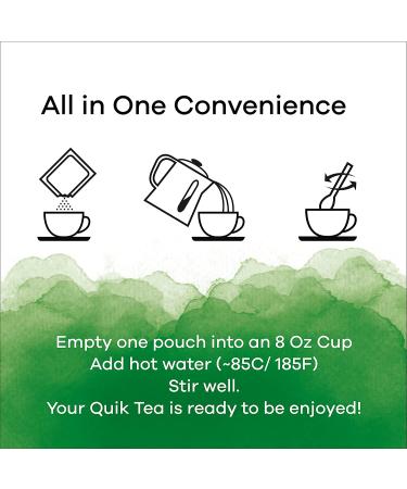 QuikTea Unsweetened Cardamom Chai Tea Latte - 10 Count Box - All Natural Authentic Chai - 5.64 oz (Pack of 1) - Buy Online on GoSupps.com