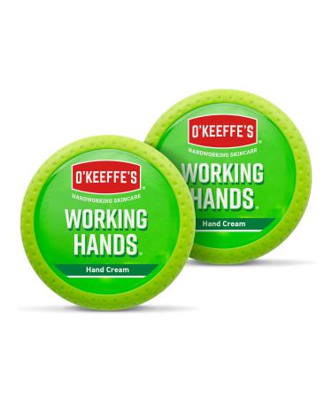 O'keeffe's Working Hands 96 g of glass (2 pieces) - Hand cream for extremely dry cracked hands |Immediately moisture level creates a protective layer and prevents moisture loss 96 g (2 pack)