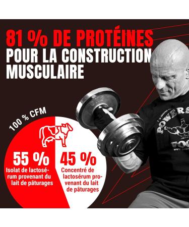 Powerstar PREMIUM WHEY 90 Protein Powder 850g | 80.6% Protein | Whey Protein Powder | Made in Germany | 55% CFM Whey Isolate & 45% CFM Concentrate | High in EAA & BCAA | Cookies & Cream - Buy Online on GoSupps.com