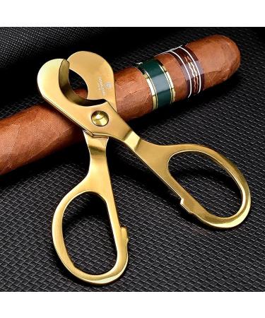 Cigar Cutter Accessories Cigar Scissors Stainless Steel Guillotine Double Cut Blade Cigar Accessories for Cigars (Silver) (Color : Silver) (Color : Silver) - Buy Online on GoSupps.com