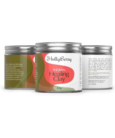 Hollyberry Indian Healing Clay Mud Mask - Buy Online on GoSupps.com
