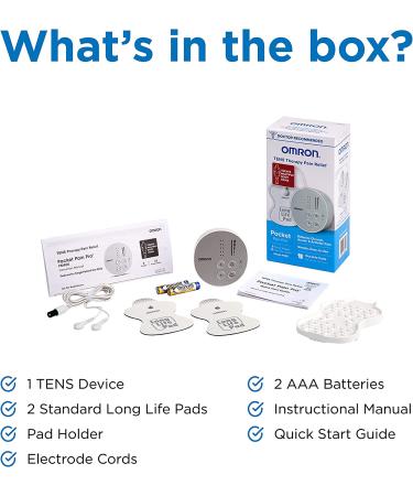 OMRON Pocket Pain Pro TENS Unit for Drug-Free Pain Relief - PM400 - Buy Online on GoSupps.com