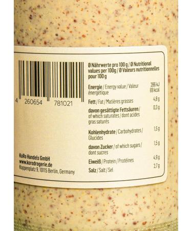 KoRo - Medium mustard without added sugar 680 ml - Buy Online on GoSupps.com