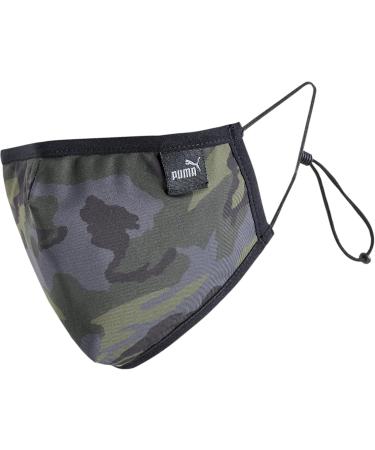 PUMA Mouth Nose Mask 2 Pack | Unisex Face Mask Forest Night Camo - International Shipping Available - Buy Online on GoSupps.com