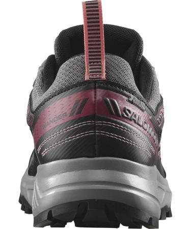 Buy Salomon Women's Gore-Tex Trail Running & Hiking Shoes - Comfort & Durability in Plum Kitten Black Peach Amber (EU 41 1/3) - International Shipping Available - Buy Online on GoSupps.com