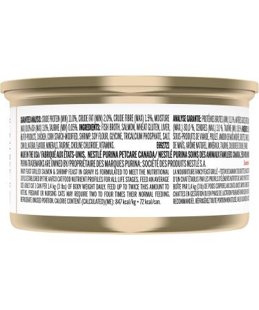 Fancy Feast Grilled Wet Cat Food Salmon & Shrimp Feast in Gravy - 85 g Can (24 Pack) - Buy Online on GoSupps.com