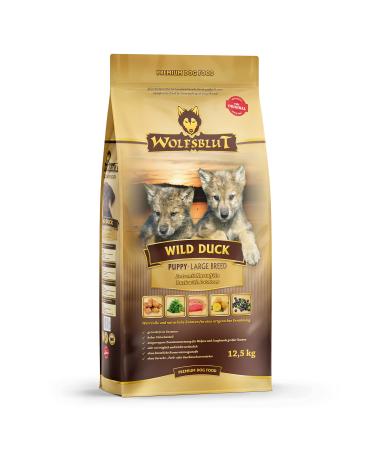 WOLFSBLUT Large Breed Puppy Wild Duck 12,5 kg