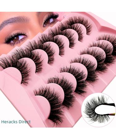7 Pairs 3D Cat Eye False Eyelashes - Fluffy Volume Curly Faux Mink Reusable Makeup Lashes (TM26) for Stunning Looks - Buy Online on GoSupps.com