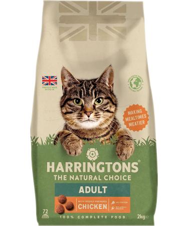 Harringtons Complete Dry Cat Food with Freshly Prepared Chicken - 4x2kg Adult Chicken 2 kg (Pack of 4) - Buy Online on GoSupps.com