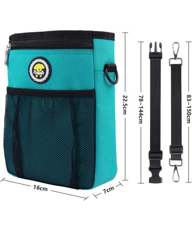 Waterproof Dog Food Bag - XL Blue | Perfect for Treats & Agility Training | Ideal for Feeding & Dog Training - Buy Online on GoSupps.com