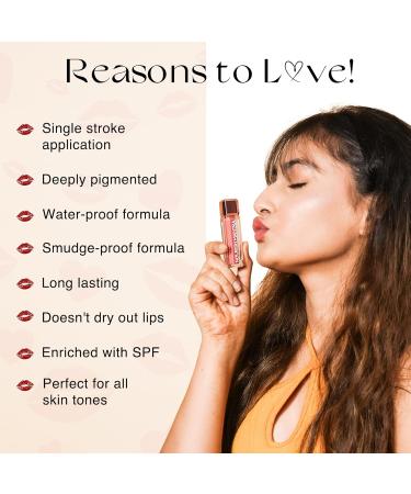 Nourish Mantra Eyebrow Growth Serum 10 ml & Waterproof Creamy Matte Liquid Lipstick with SPF 3.5 ml Combo - Buy Online on GoSupps.com