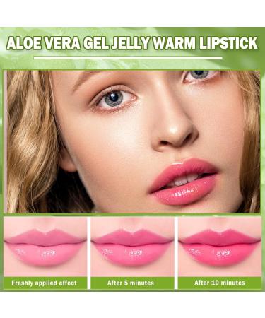 XINGXYUEL 2PCS Aloe Vera Lipstick Set - Long Lasting Moisturizing Color Changing Lip Balm for Women - Buy Online on GoSupps.com
