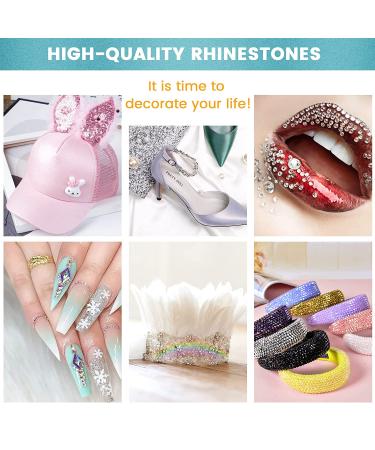 PuppyDoggy 1440-Piece SS20 Black Rhinestones for Nails, Crafts & DIY Decoration - Buy Online on GoSupps.com