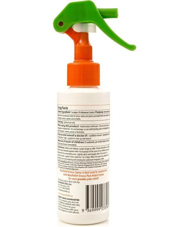MaxRelief Arnica Pain Relief Spray | Fast-Acting Muscle & Joint Relief | 100% Natural Aspirin-Free Formula | Travel Size 4 Oz - Ideal for Stiff Joints & Bruises - Buy Online on GoSupps.com
