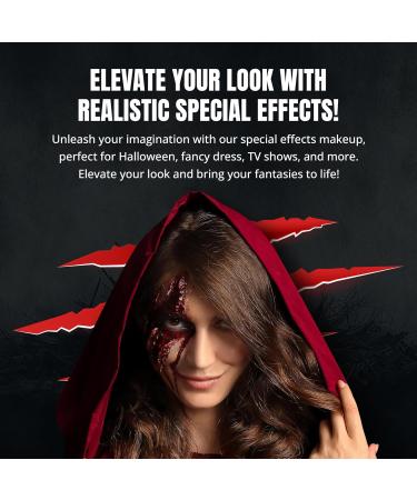 Professional Grade Scar Wax - SFX Makeup Kit for Halloween & Cosplay - Vegan & Cruelty-Free Special Effects Makeup - 50g - Buy Online on GoSupps.com