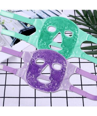 Cam2 Cool Mask - Reusable Gel Bead Eye Mask for Swollen Eyes & Tear Bags - Cooling Face & Eye Mask (Green) - International Shipping - Buy Online on GoSupps.com