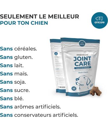 Anicare Premium Joint Care: Chewable Joint Treats! with Glucosamine Chondroitin MSM and Green-Lipped Mussels - Buy Online on GoSupps.com