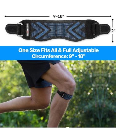 NEENCA Professional Sports Knee Strap for Knee Pain Relief - Patella Tendon Stabilizer Brace with Gel Pad for Hiking, Soccer, Basketball, Running - Support for Jumpers Knee, Tennis, Volleyball, Squats - Buy Online on GoSupps.com