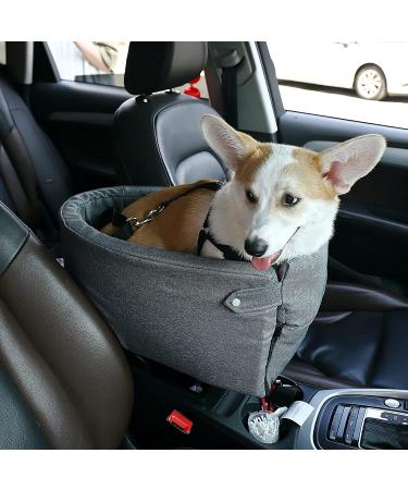 Cathpetic Dog Car Seat - Portable Washable Cat Booster Seat with Safety Tethers - Buy Online on GoSupps.com