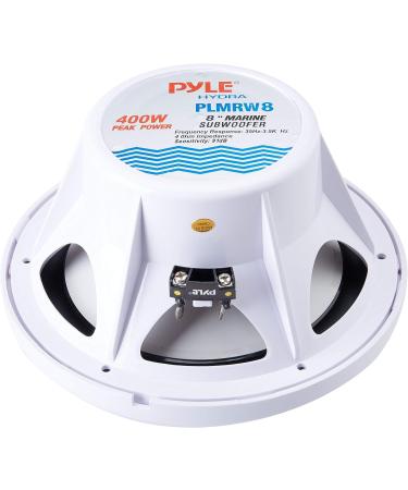 Pyle PLMRW8 8-Inch Outdoor Marine Subwoofer - 400 Watt Waterproof Bass Speaker for Boat Stereo System - Buy Online on GoSupps.com