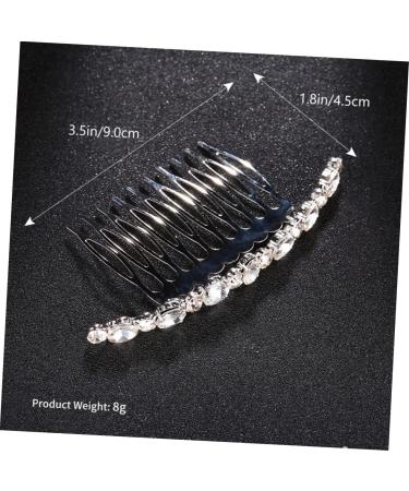 FRCOLOR Wedding Diamond Comb 1 Pc Hair Comb Crystal Headband Bridesmaid Hair Accessories Exquisite Headwear Crystal Side Carpal Tunnel Wrist Brace Pearl Rhinestones Hairpin Rhinestone - Buy Online on GoSupps.com