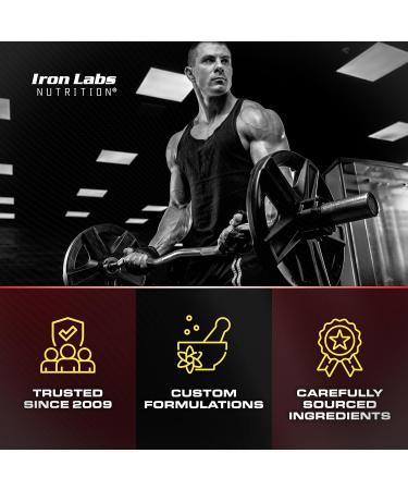 Iron Labs Nutrition Testo Gummies for Men (60 Gummies) - High Strength Booster for Men - Mixed Berry Flavor - Features Maca Ginseng Zinc and Selenium - Sugar Free & Vegan Suitable - Buy Online on GoSupps.com