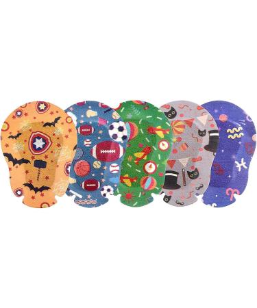 EGOOL Adhesive Eye Patches for Kids - Cool Boys Design - 45 + 5 Bonus per Box - Breathable, Colorful & Fun Pattern - Hypoallergenic - Regular Size - Buy Online on GoSupps.com
