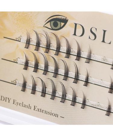 DSLONG Anime Eyelashes - Japanese Manga Halloween Cosplay Extension | Reusable 3D Dramatic Black Cluster Lashes - Buy Online on GoSupps.com
