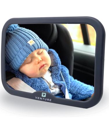 Venture Baby Car Mirror Shatterproof Baby Mirror for Car Seats 360 rotation v225