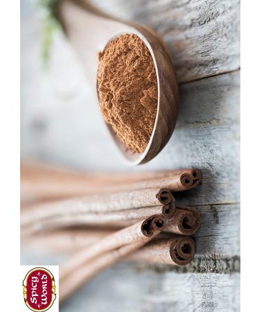 Spicy World Cinnamon Powder 5lb Bulk Bag - Ground Cassia Cinnamon for Coffee, Tea, Baking & Oatmeal - Buy Online on GoSupps.com