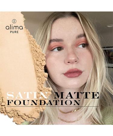 Alima Pure Matte Loose Mineral Powder Foundation - Oil & Talc Free, Full Coverage Natural Makeup (.23 oz/6.5g, Neutral 2) - Buy Online on GoSupps.com