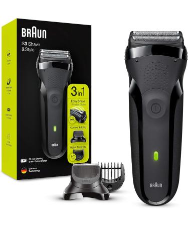 Buy Braun Series 3 Razor for Men - 3-in-1 Electric Shaver 30 Min Runtime Compatible with Series 3 Shaving Head - International Shipping Available - Buy Online on GoSupps.com