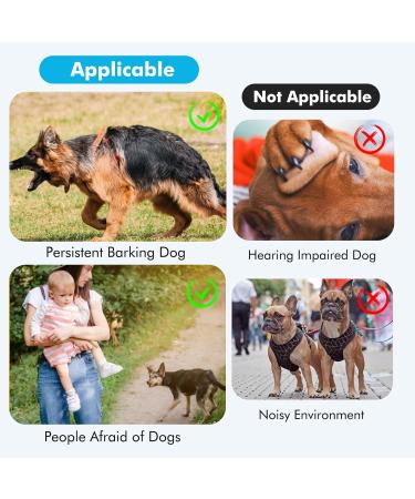 SUUWEE Ultrasonic Dog Barking Deterrent - Rechargeable Control Device for Small & Large Dogs - 33 FT Range - Buy Online on GoSupps.com