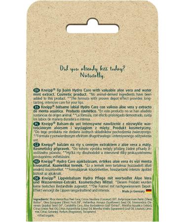 Buy Lip Care Water Mint & Aloe Vera - Hydrating & Nourishing Lip Balm for Dry Lips - International Shipping Available - Buy Online on GoSupps.com