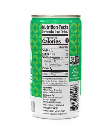 Ito En Sencha Shot Japanese Green Tea 6.4oz (Pack of 30) - Unsweetened, Zero Calories - Buy Online on GoSupps.com