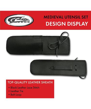 SZCO Supplies 7.25 Medieval Eating Utensil Set (HS-4406) - Fork, Knife, and Spoon - Multicolor - Buy Online on GoSupps.com
