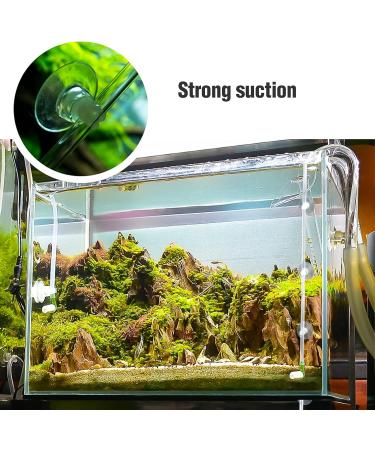 HC Aquarium Suction Cups & Air Hose Holder - 20pcs Set for 4mm Airline Hoses | Ideal for Gas Delivery - Buy Online on GoSupps.com