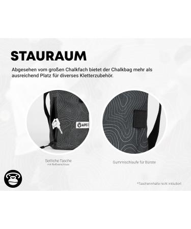 APE13 Chalk Bag for Climbing & Bouldering | Premium Set with Belt Brush Bracket & Large Magnesium Bag - Ideal for All Climbers - Buy Online on GoSupps.com