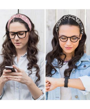 Leopard Print and Floral Knotted Headbands 10 Pack Set for Women and Girls - Fashion Hair Bands - Buy Online on GoSupps.com