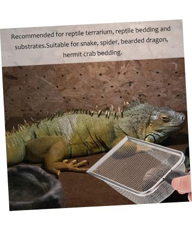 BESPORTBLE 3 Pcs Pet Cleaning Tools Reptiles Sand Mesh Shovel Uvlizer Beachcombing Strainer Zoo Stainless Steel 27X10X5CMx3pcs Blackx3pcs - Buy Online on GoSupps.com