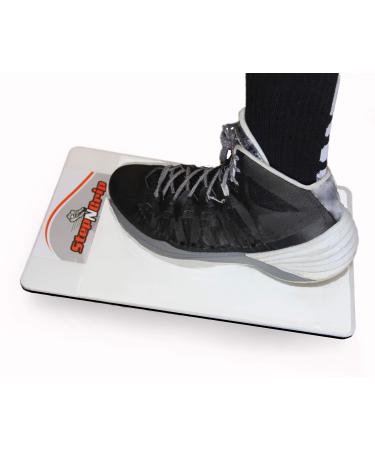 StepNGrip White Basketball Court Traction Board - Gel Mat Technology Shoe Sticky Pad - Grip for Basketball Shoes, Courtside Traction Mat, Anti Slip Basketball Shoe Sticky Mat, Gym Shoe Sticky Mat