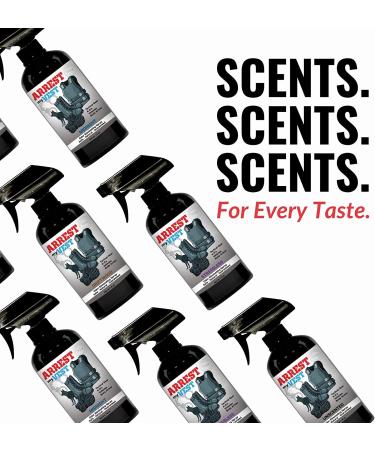 Arrest My Vest Military & Police Grade Odor Eliminating Spray | Triple Pack - 1 Unscented, 1 Midnight, 1 Driftwood | Safe on K9s - Buy Online on GoSupps.com