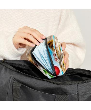 GIAPB Period Bag - Cat and Tree Color2555 | Sanitary Napkin Storage & Travel Makeup Pouch - Buy Online on GoSupps.com